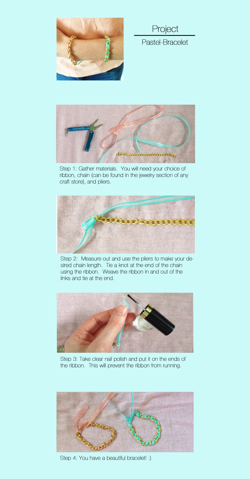 Project: Pastel Bracelet 