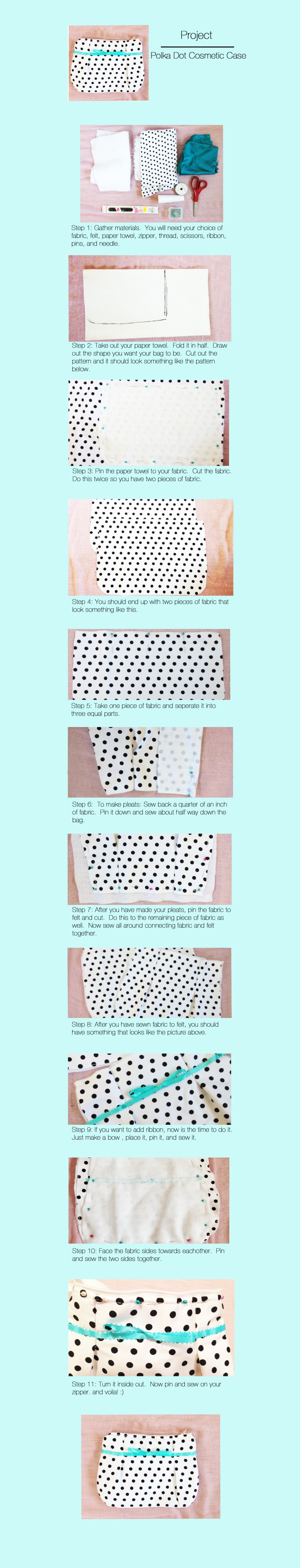 Project- Polka Dot cosmetic