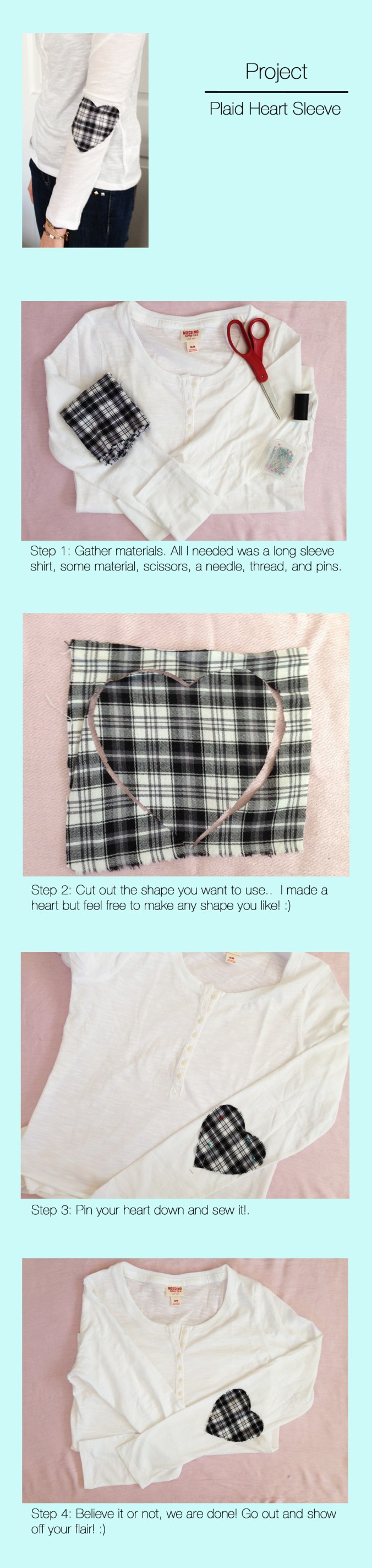 Plaid Heart Shirt