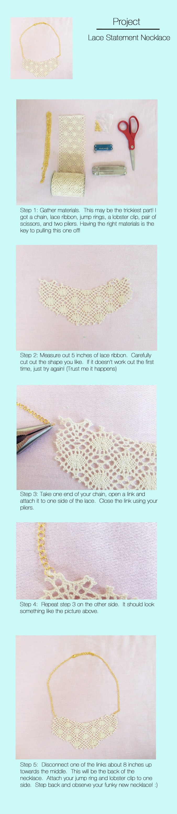 Lace Statement Necklace