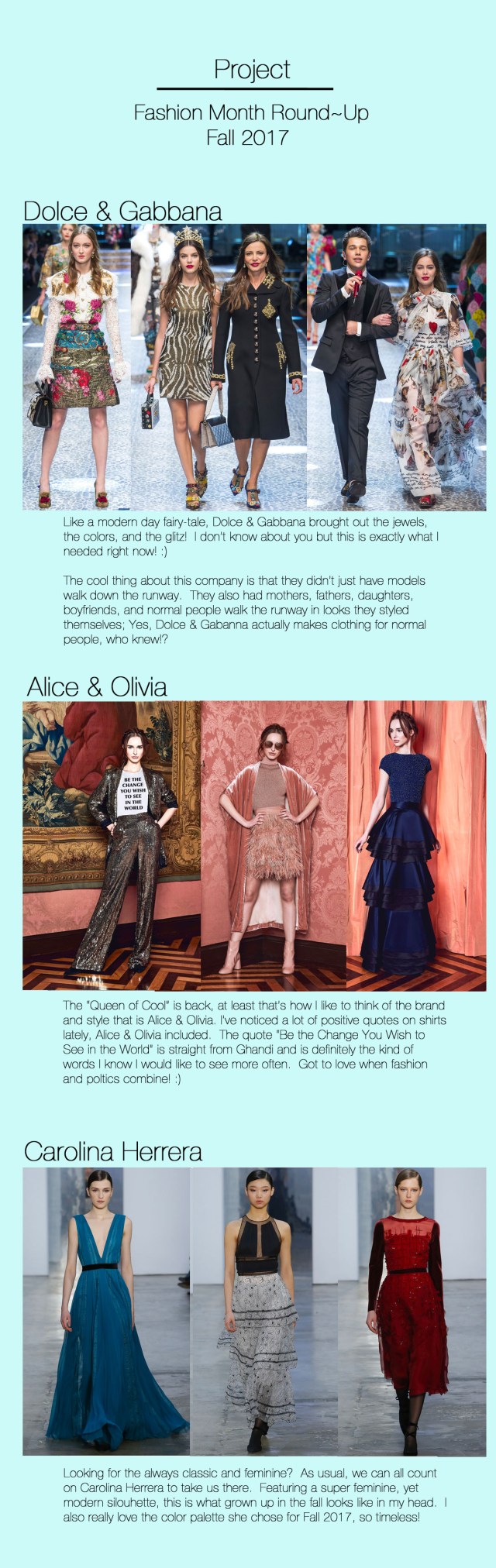 Fashion Month Fall 2017