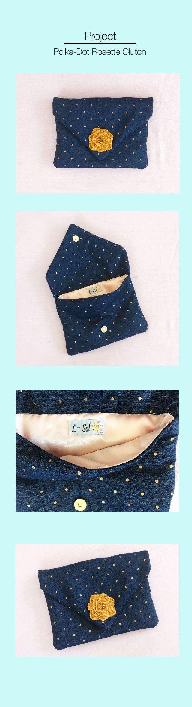 polka-dot-denim-clutch