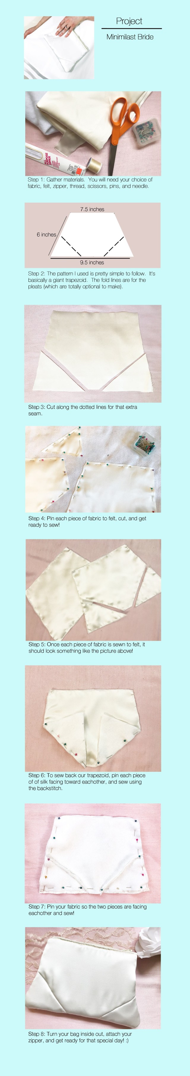 Minimilastic Bride Bag